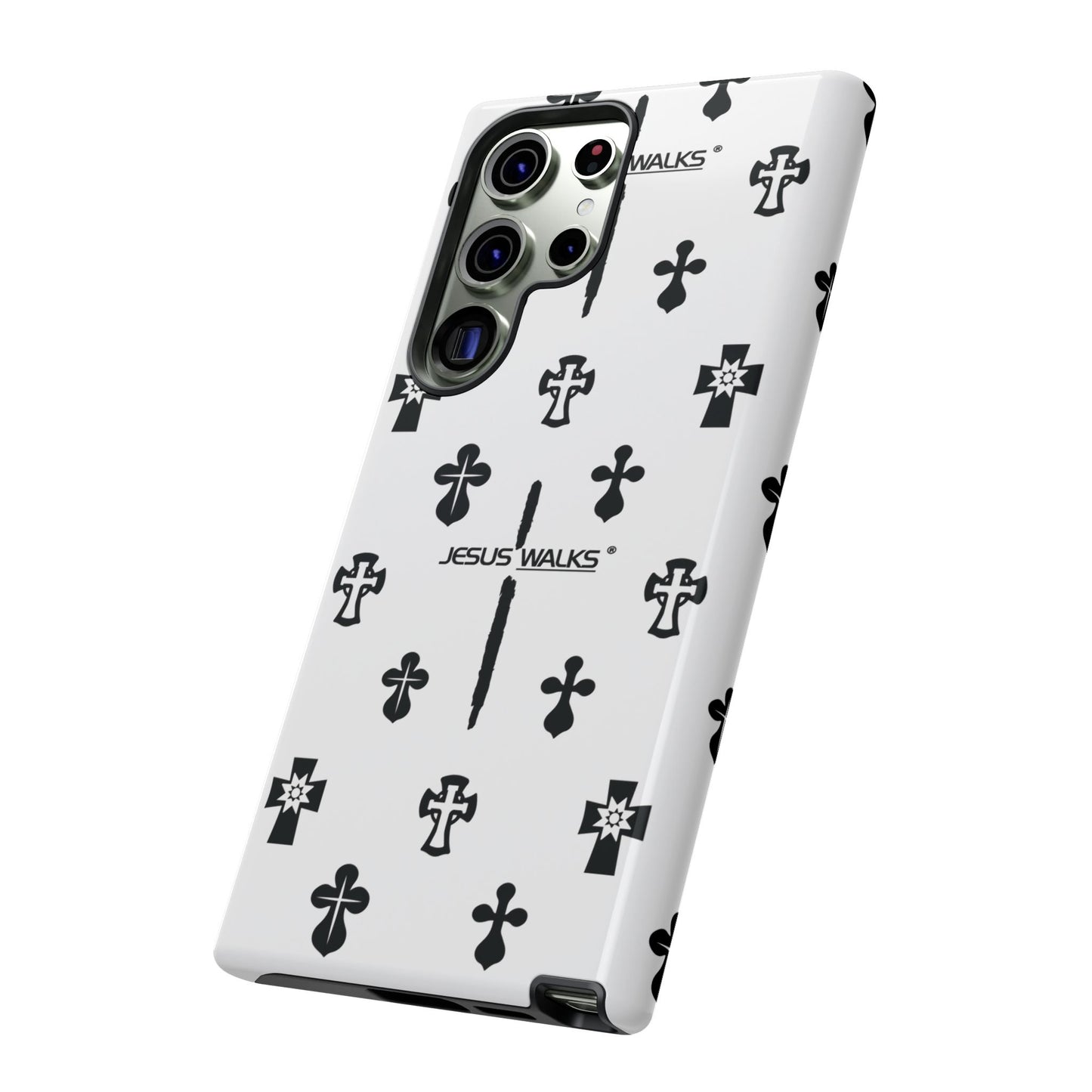 JESUS WALKS | Shockproof Phone Case Monochromatic Logo