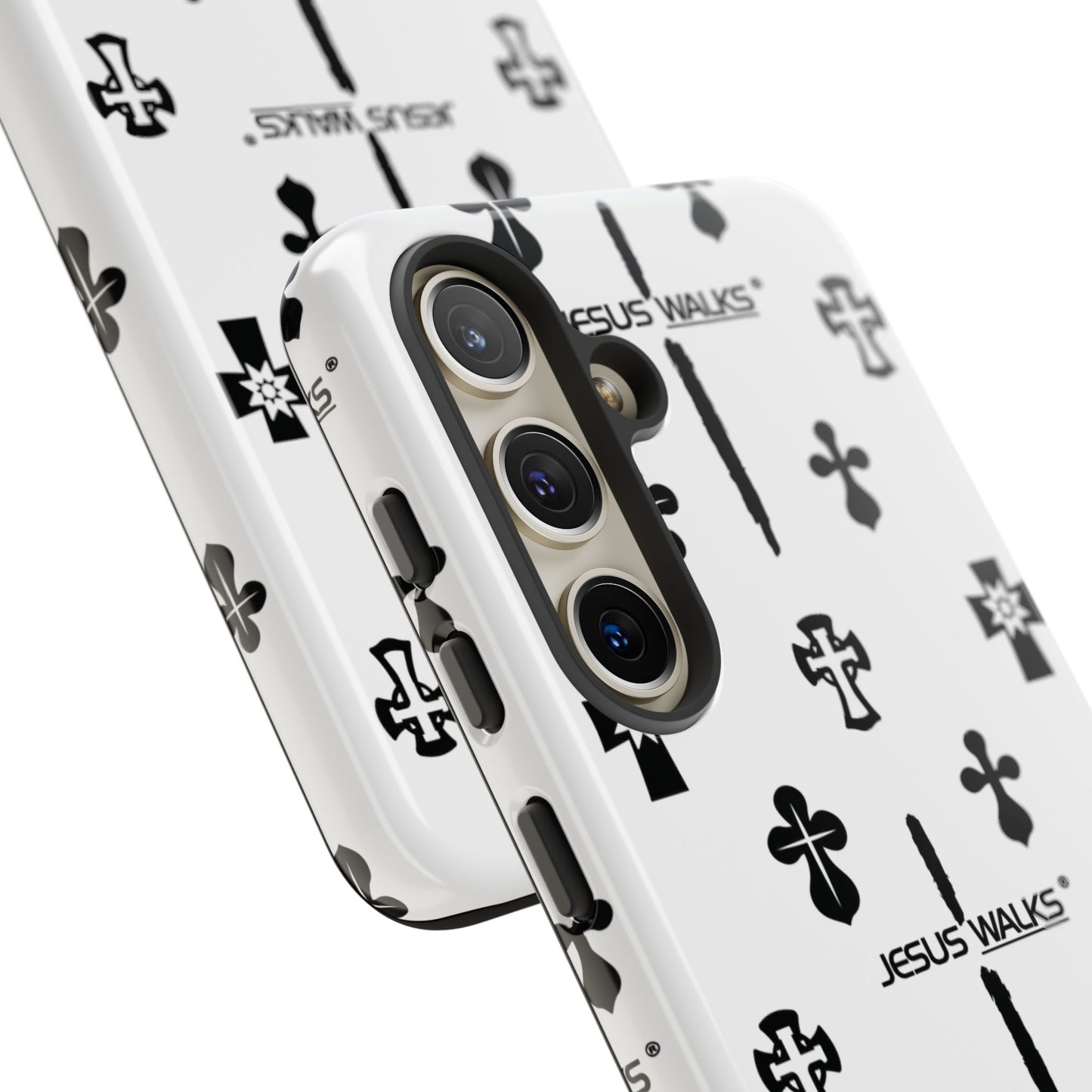 JESUS WALKS | Shockproof Phone Case Monochromatic Logo