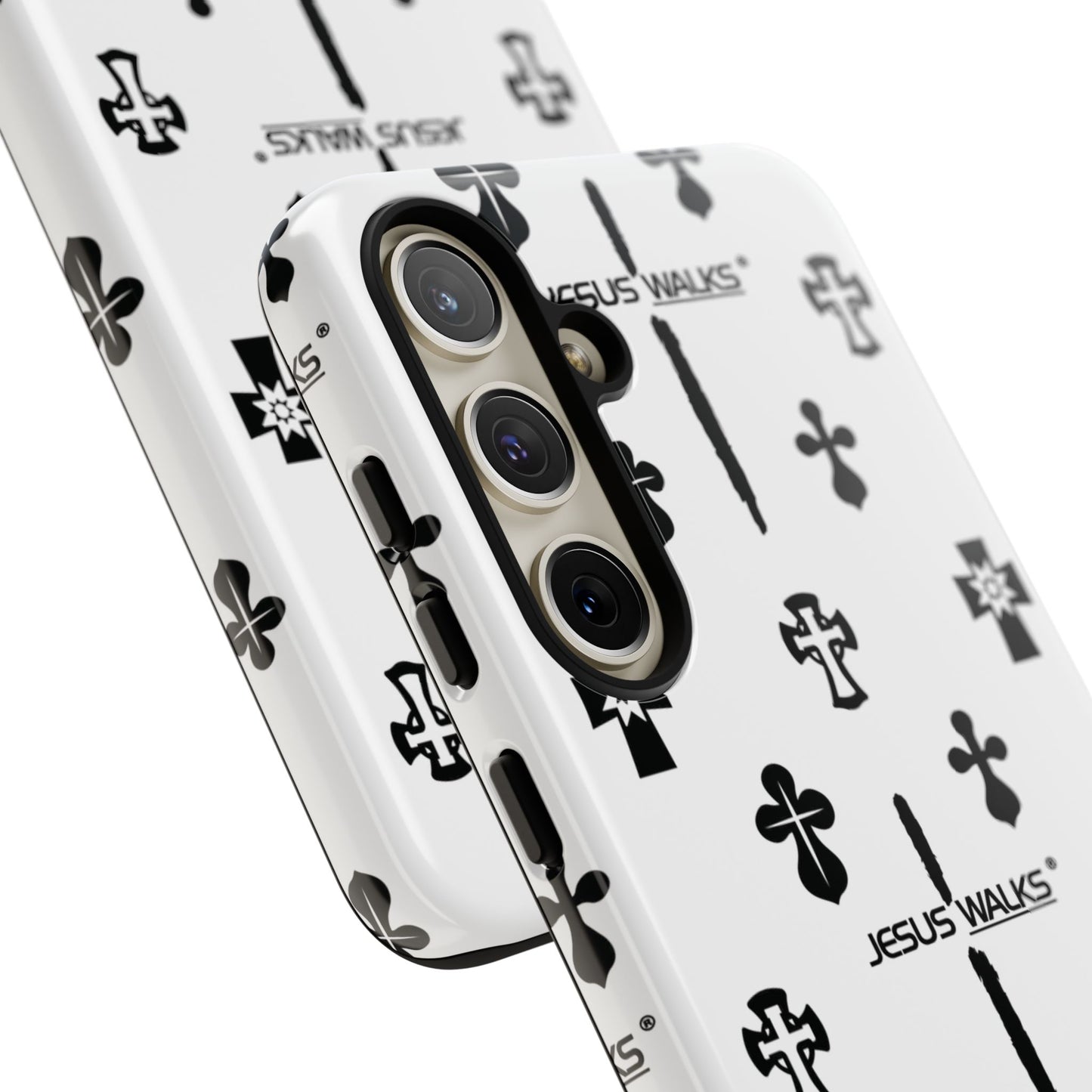 JESUS WALKS | Shockproof Phone Case Monochromatic Logo