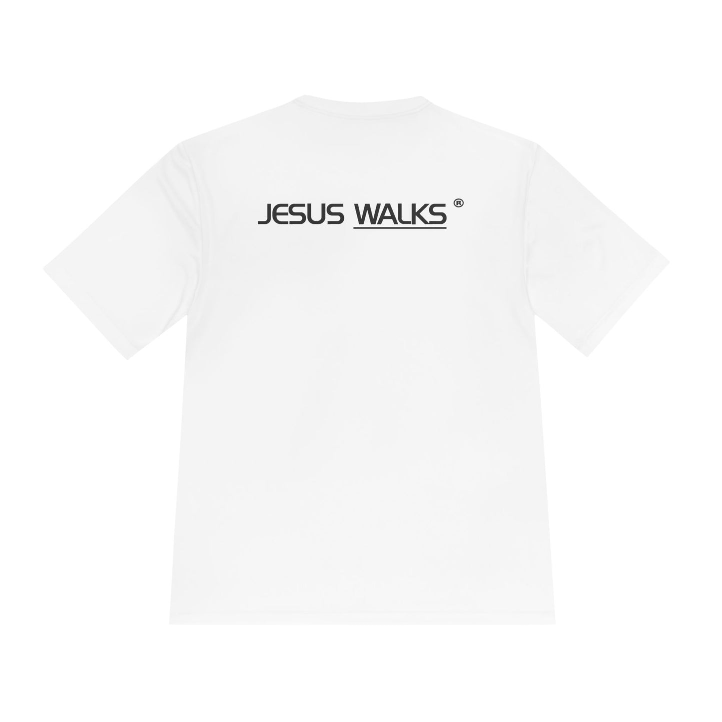 Jesus Walks Moisture Wicking Tee - Unisex Athletic Shirt