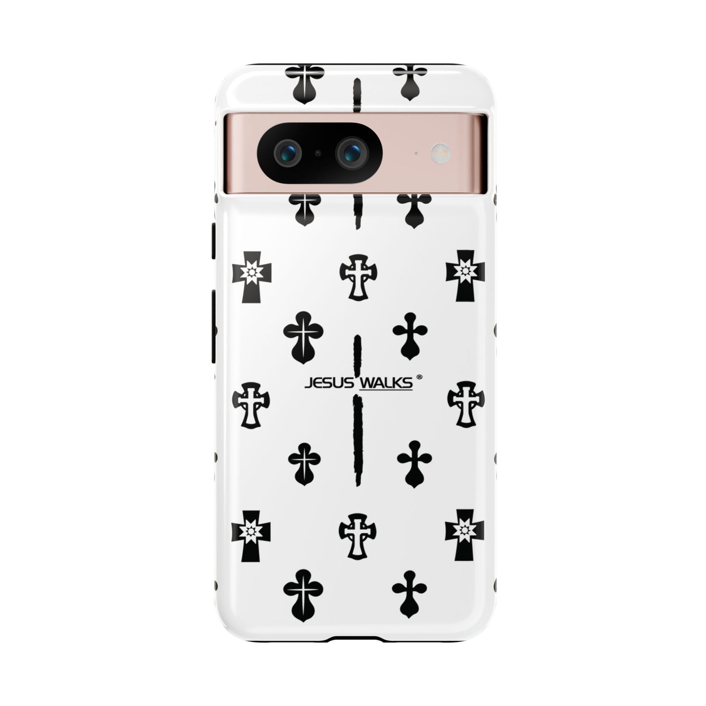 JESUS WALKS | Shockproof Phone Case Monochromatic Logo