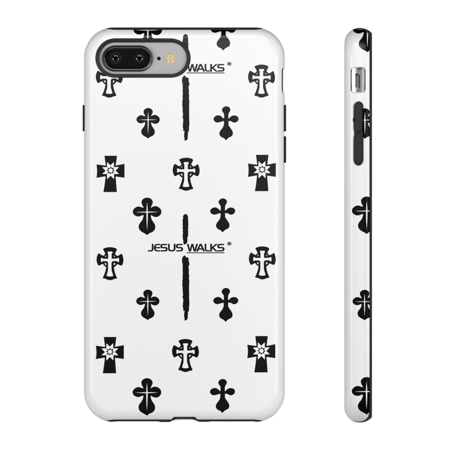 JESUS WALKS | Shockproof Phone Case Monochromatic Logo