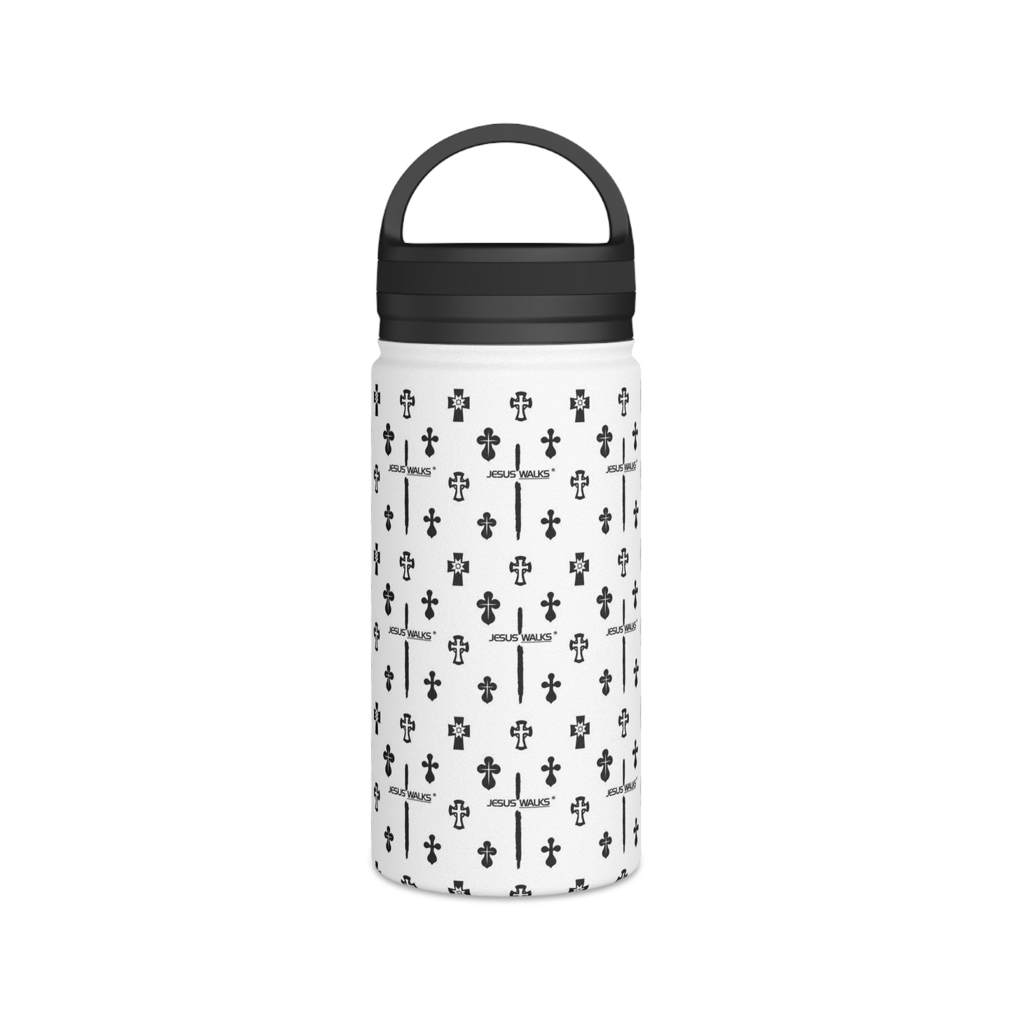 Jesus Walks Designer Stainless Steel Water Bottle