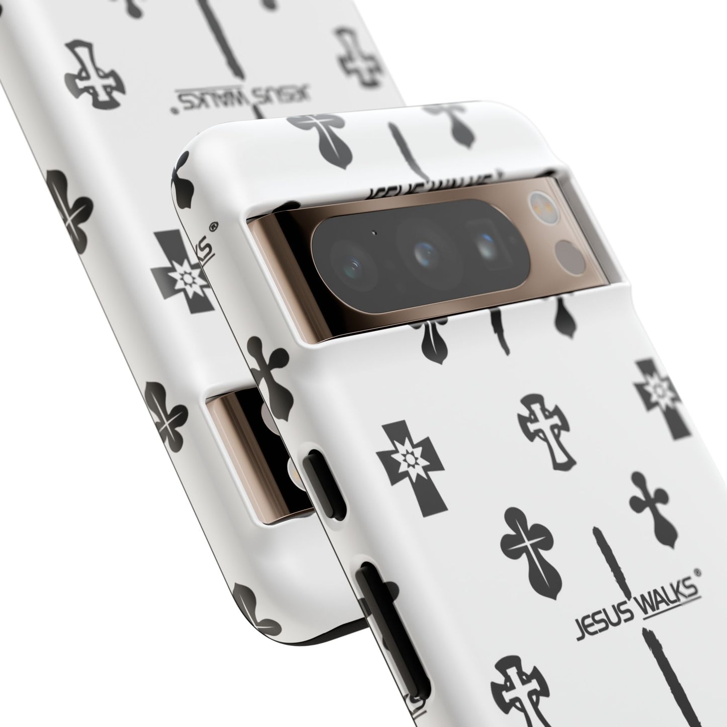 JESUS WALKS | Shockproof Phone Case Monochromatic Logo