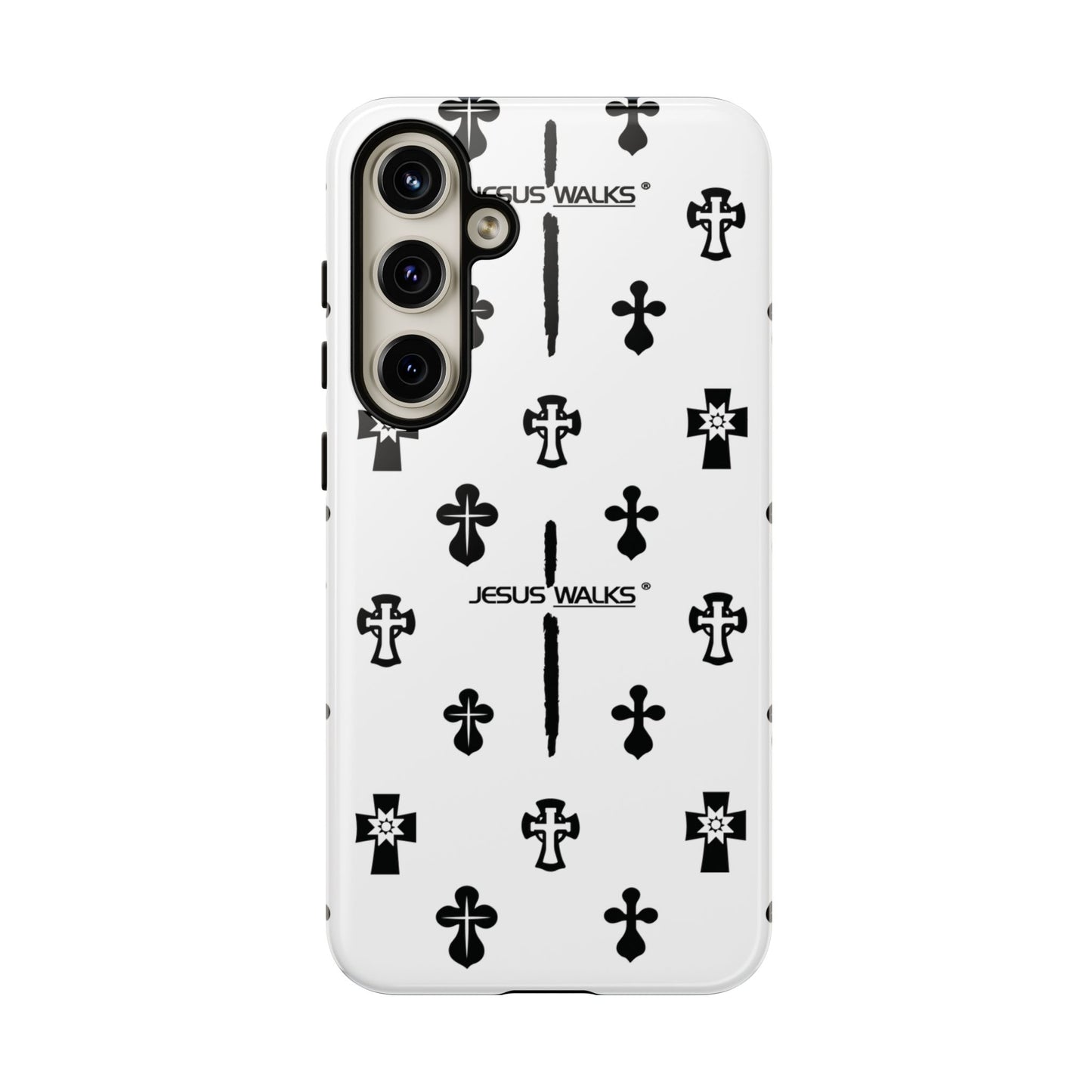 JESUS WALKS | Shockproof Phone Case Monochromatic Logo