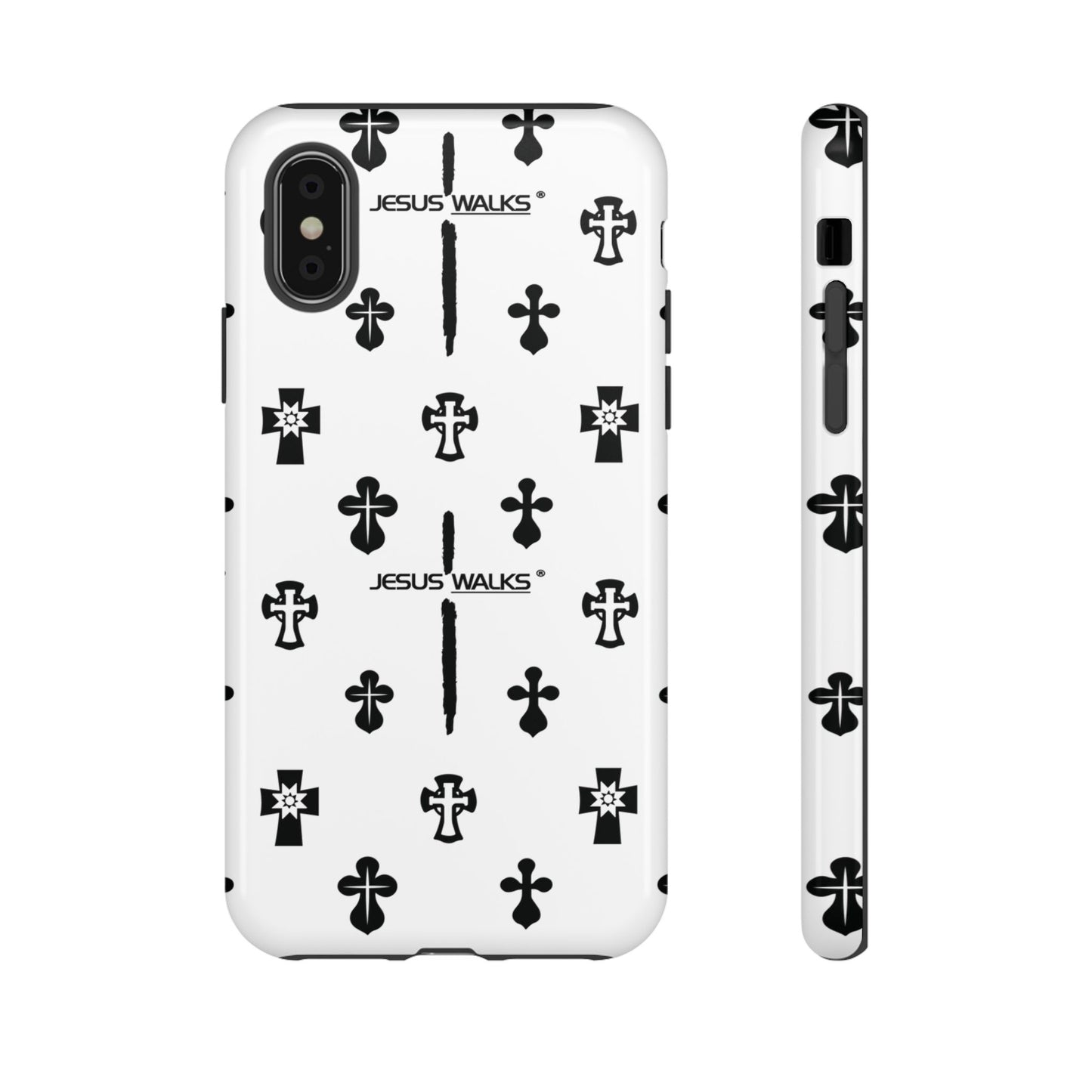 JESUS WALKS | Shockproof Phone Case Monochromatic Logo