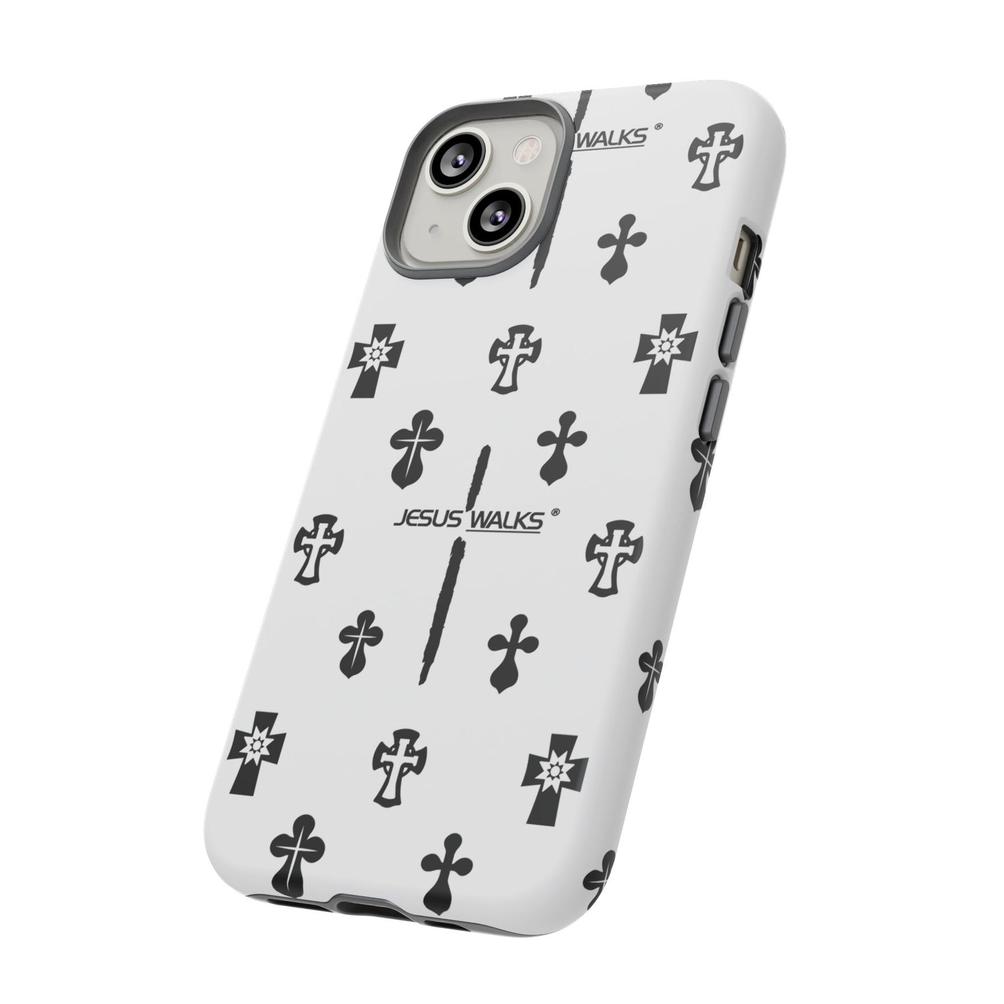 JESUS WALKS | Shockproof Phone Case Monochromatic Logo