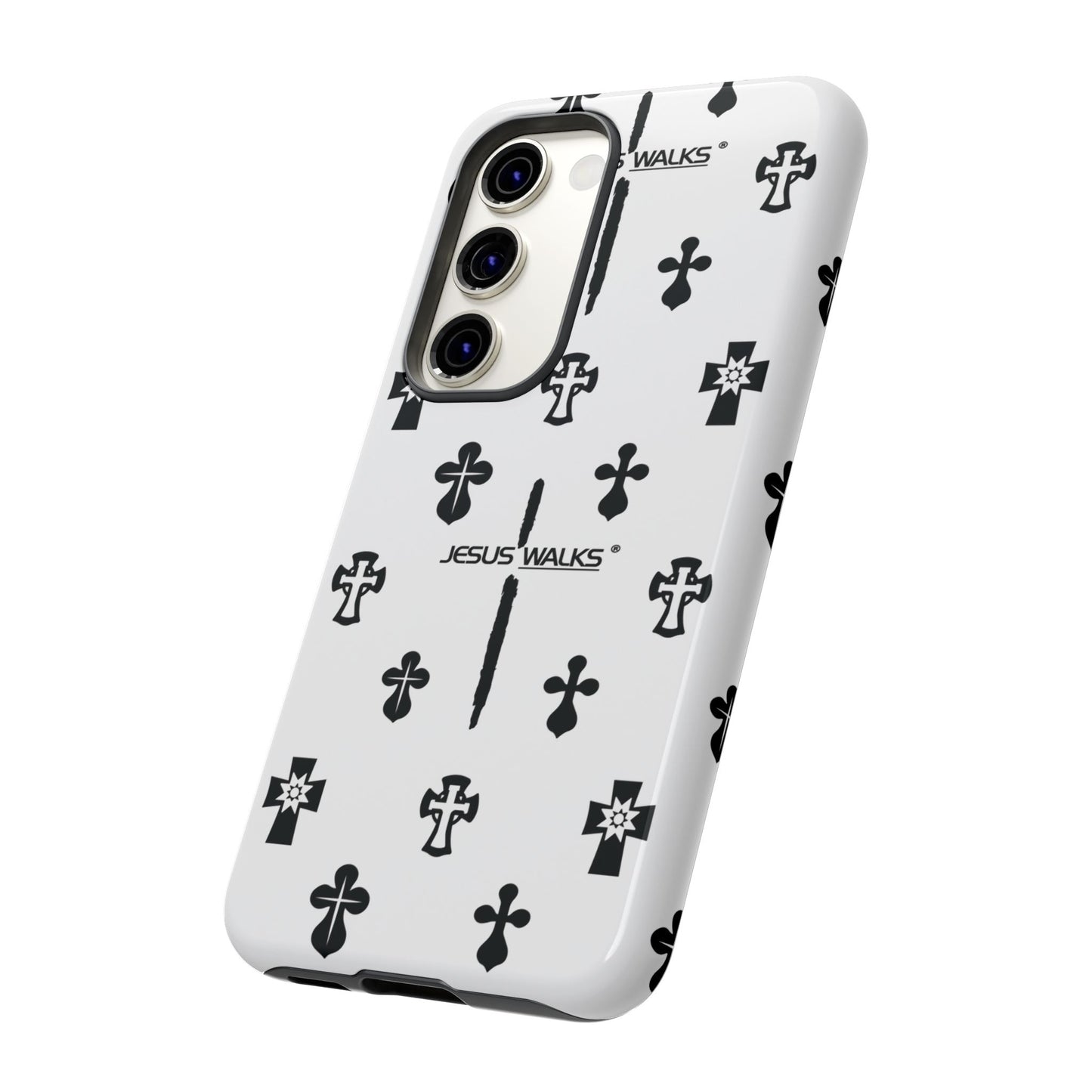 JESUS WALKS | Shockproof Phone Case Monochromatic Logo