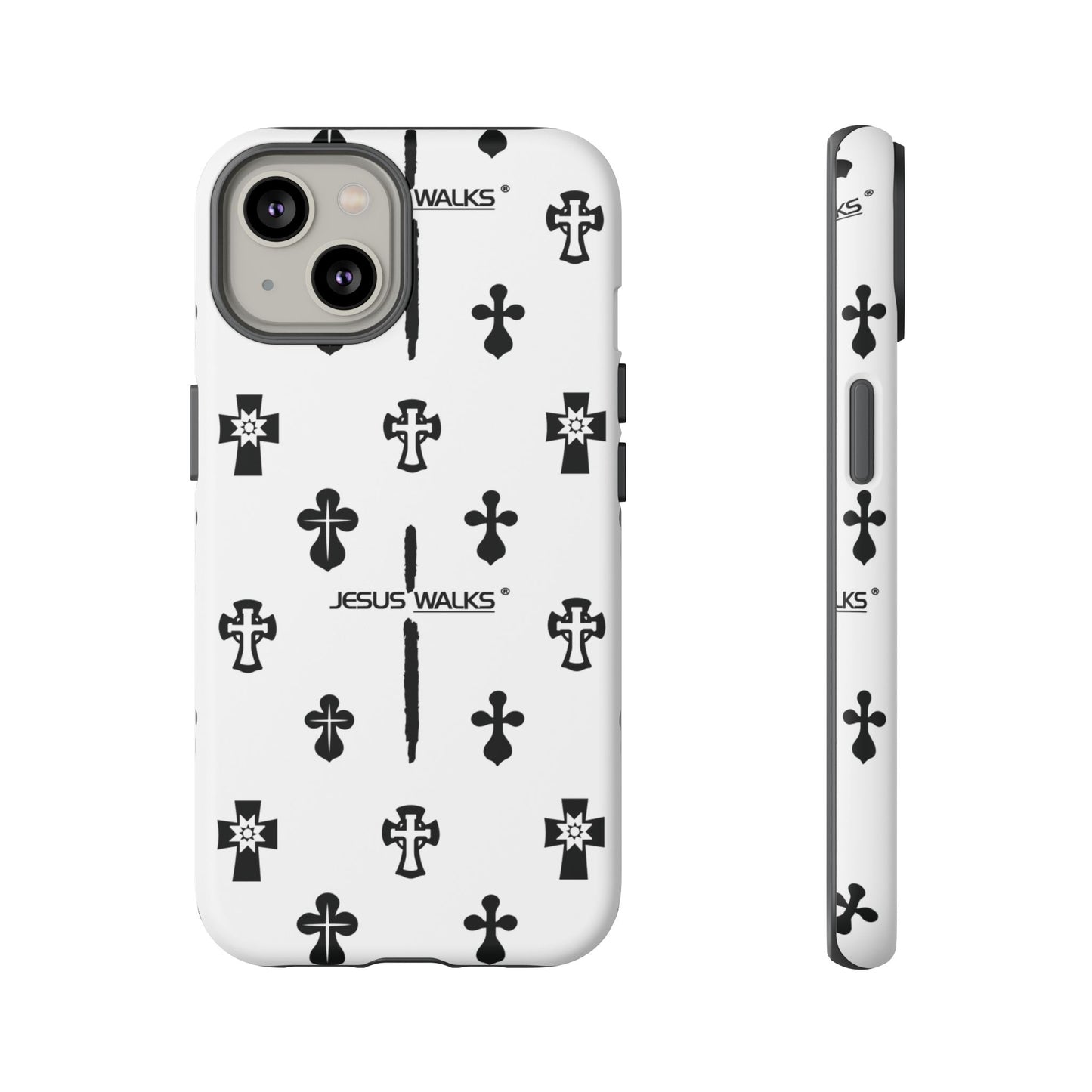 JESUS WALKS | Shockproof Phone Case Monochromatic Logo