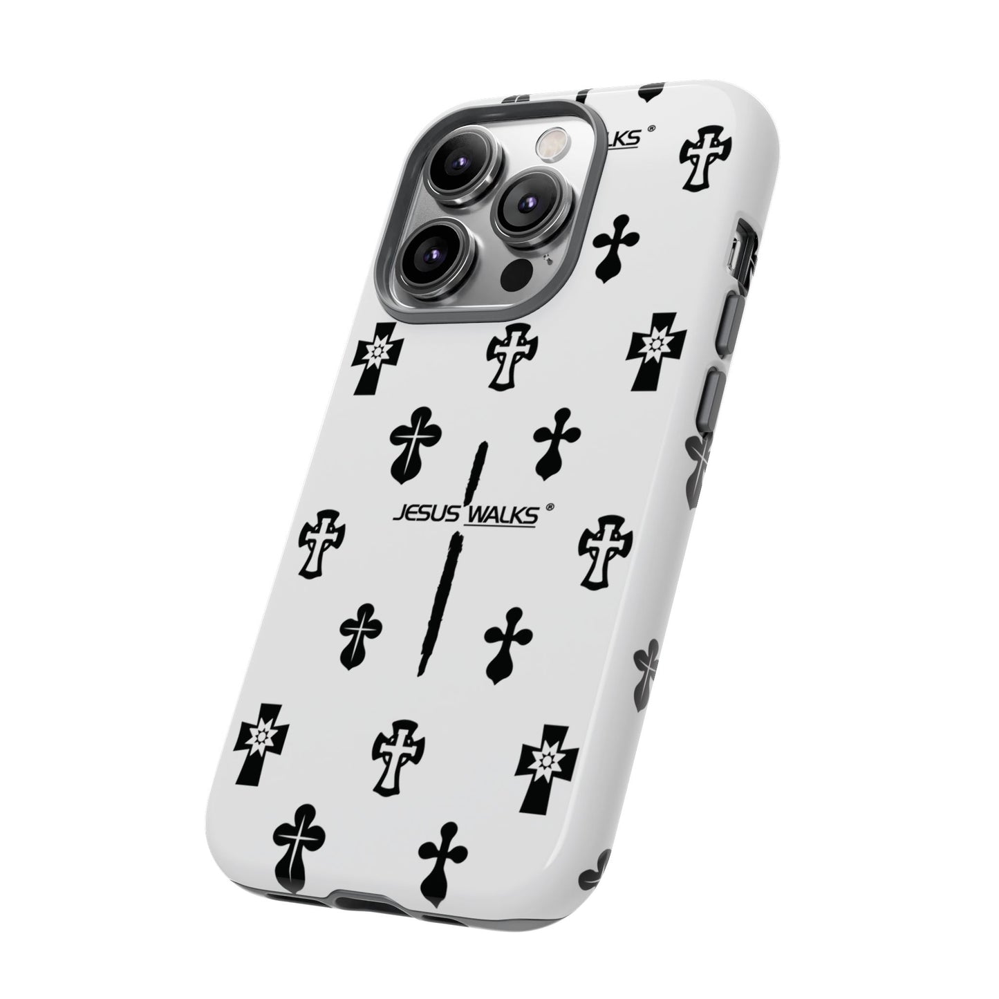 JESUS WALKS | Shockproof Phone Case Monochromatic Logo