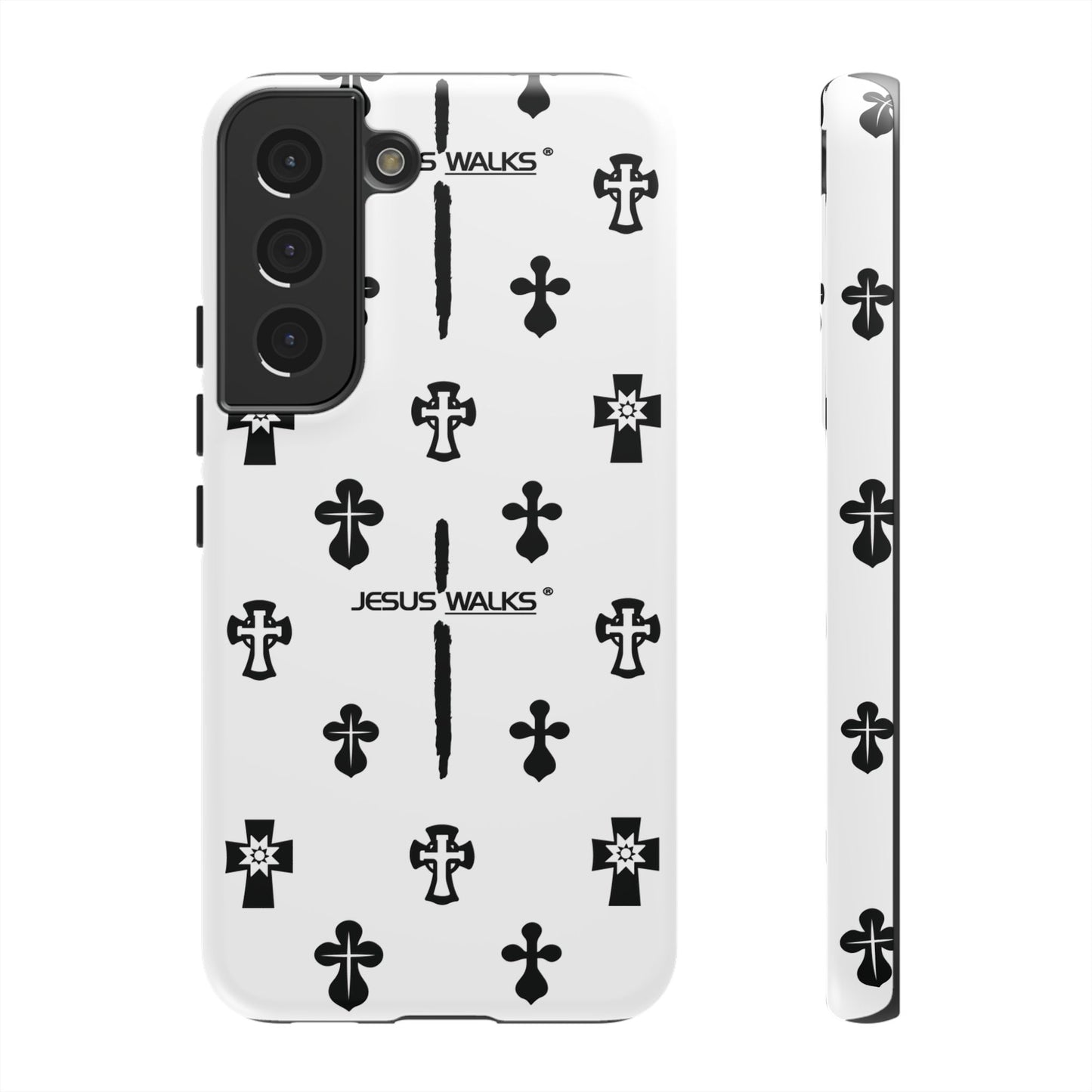 JESUS WALKS | Shockproof Phone Case Monochromatic Logo