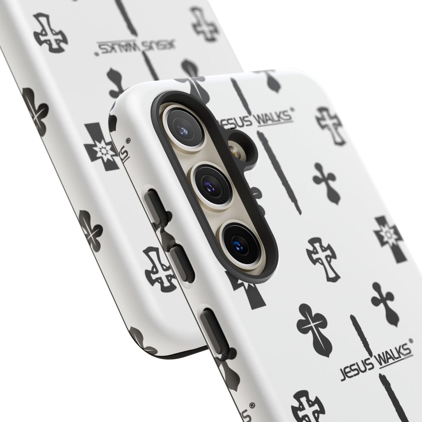 JESUS WALKS | Shockproof Phone Case Monochromatic Logo