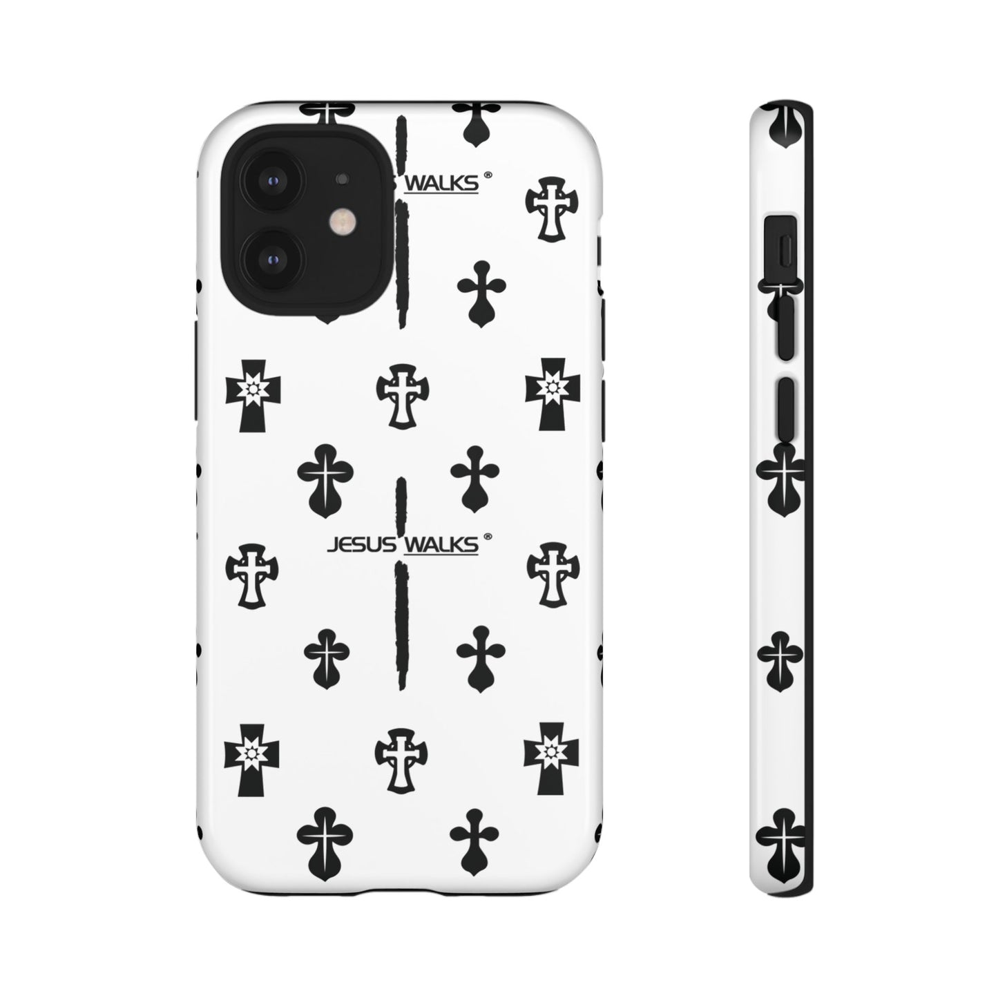 JESUS WALKS | Shockproof Phone Case Monochromatic Logo