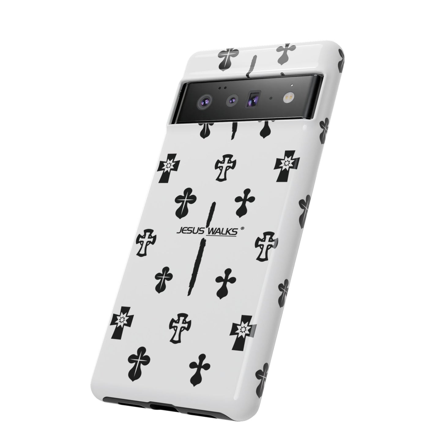 JESUS WALKS | Shockproof Phone Case Monochromatic Logo