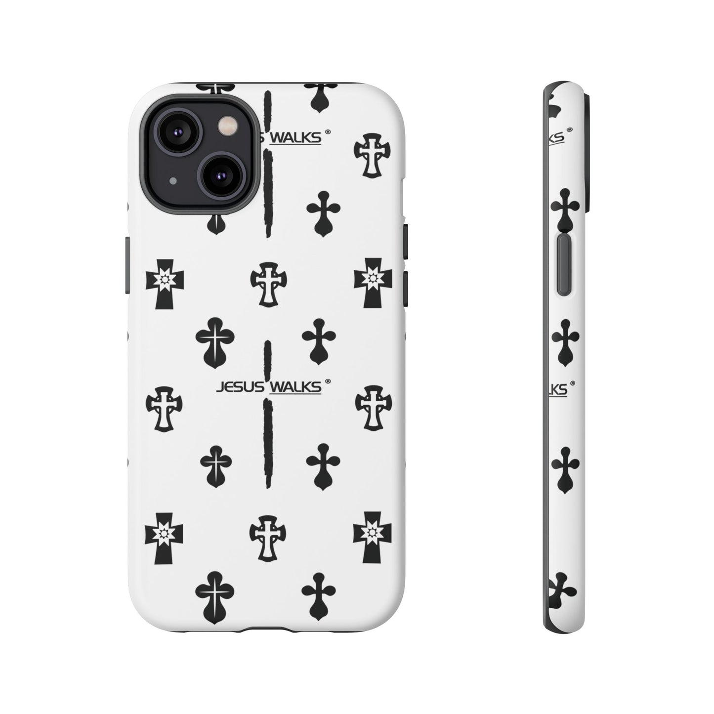 JESUS WALKS | Shockproof Phone Case Monochromatic Logo