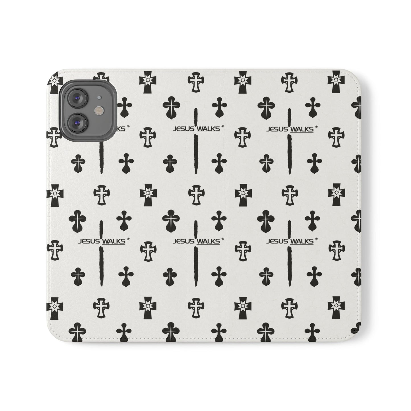 JESUS WALKS | Designer Folio Case for iPhone & Samsung Phones