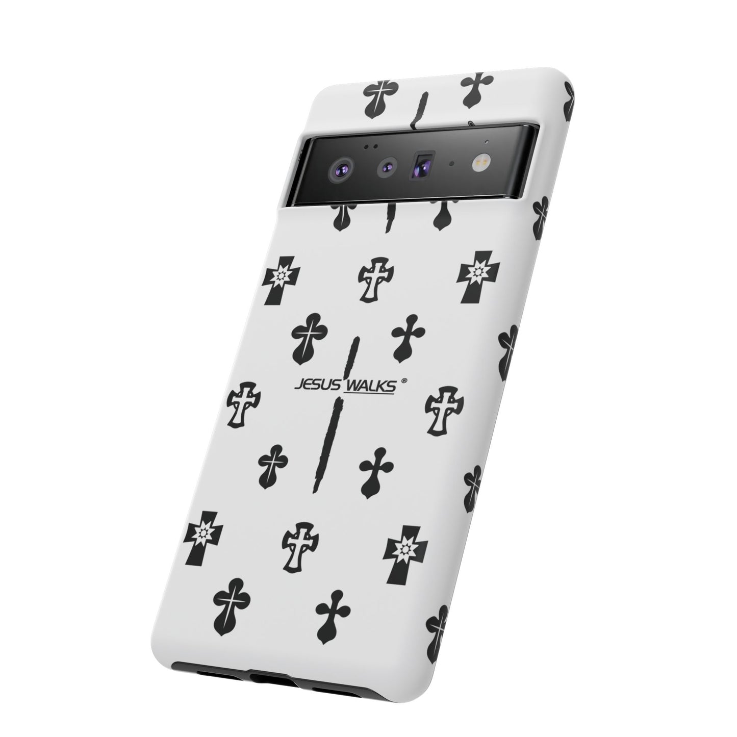 JESUS WALKS | Shockproof Phone Case Monochromatic Logo