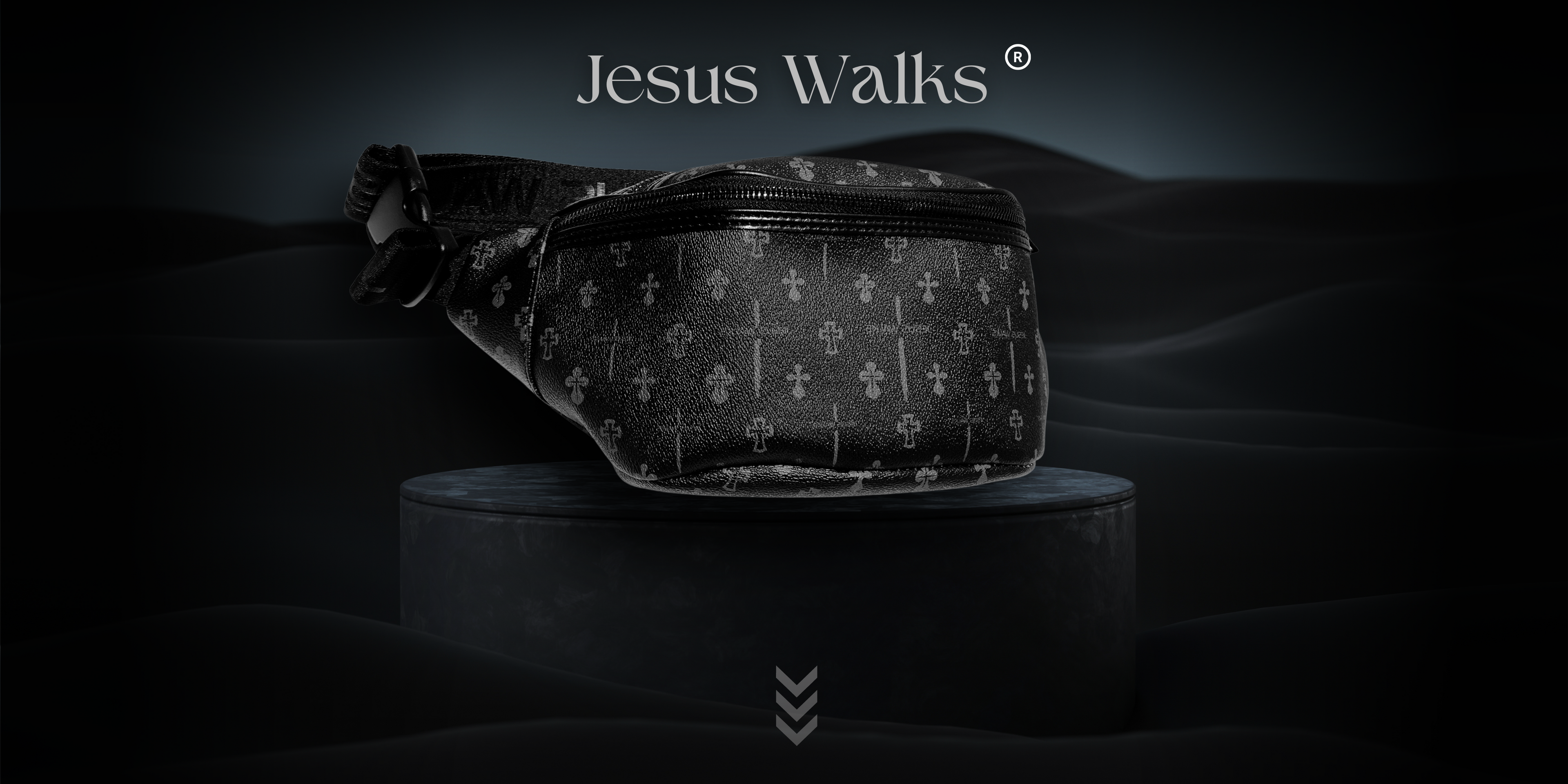 Jesus Walks "Noir" Blessed Pack | Fanny Pack