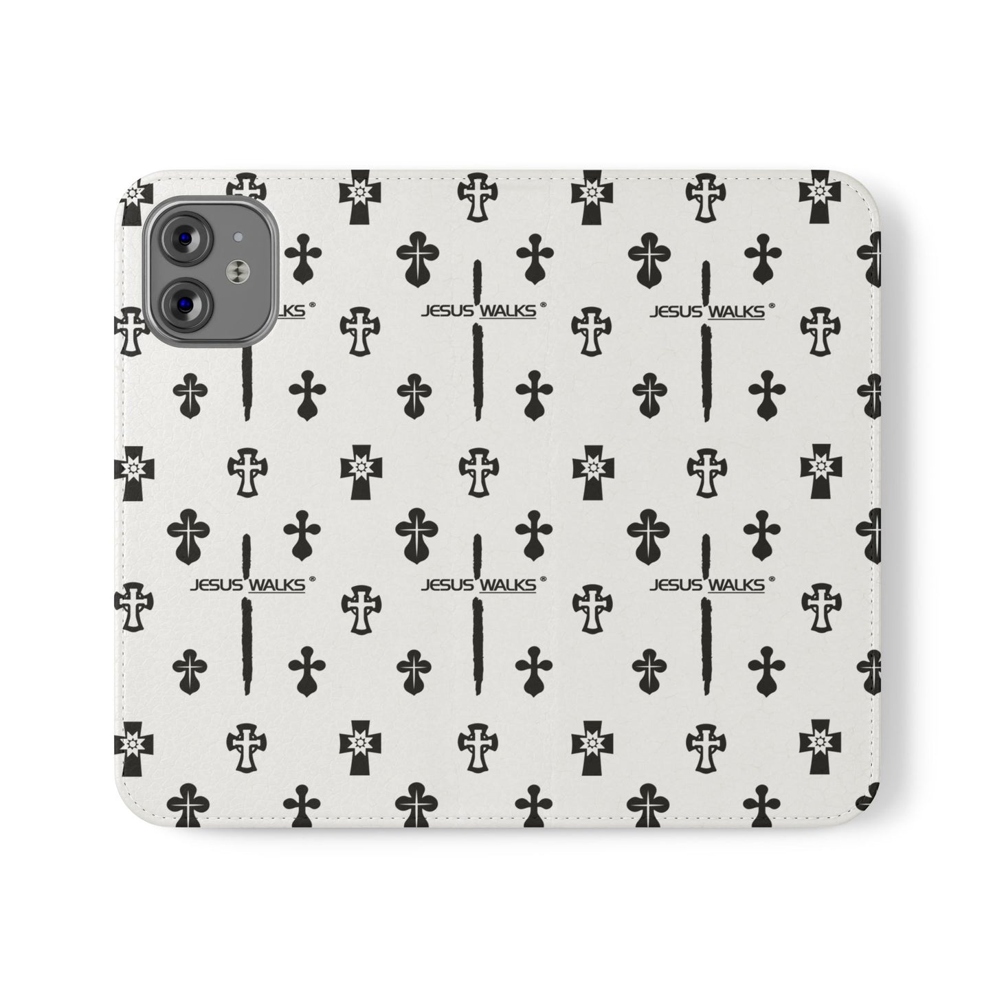 JESUS WALKS | Designer Folio Case for iPhone & Samsung Phones