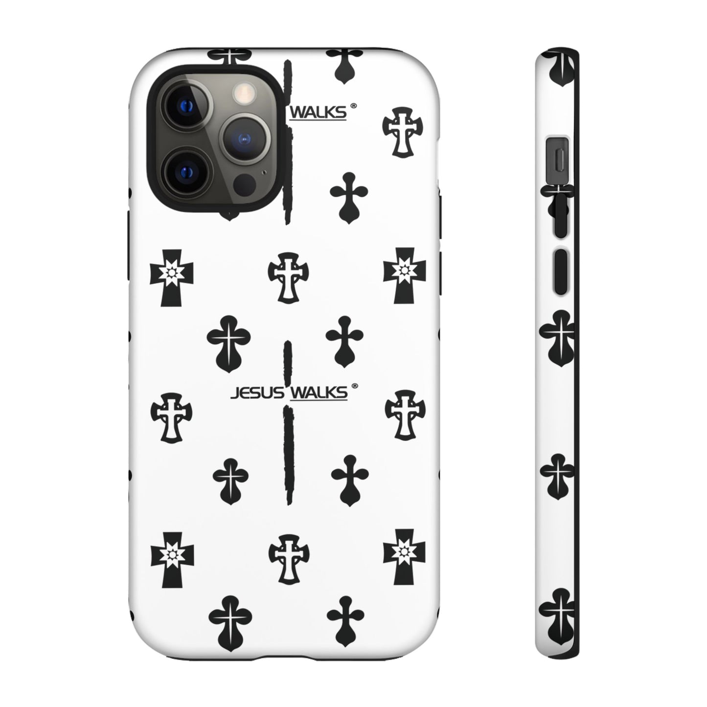 JESUS WALKS | Shockproof Phone Case Monochromatic Logo