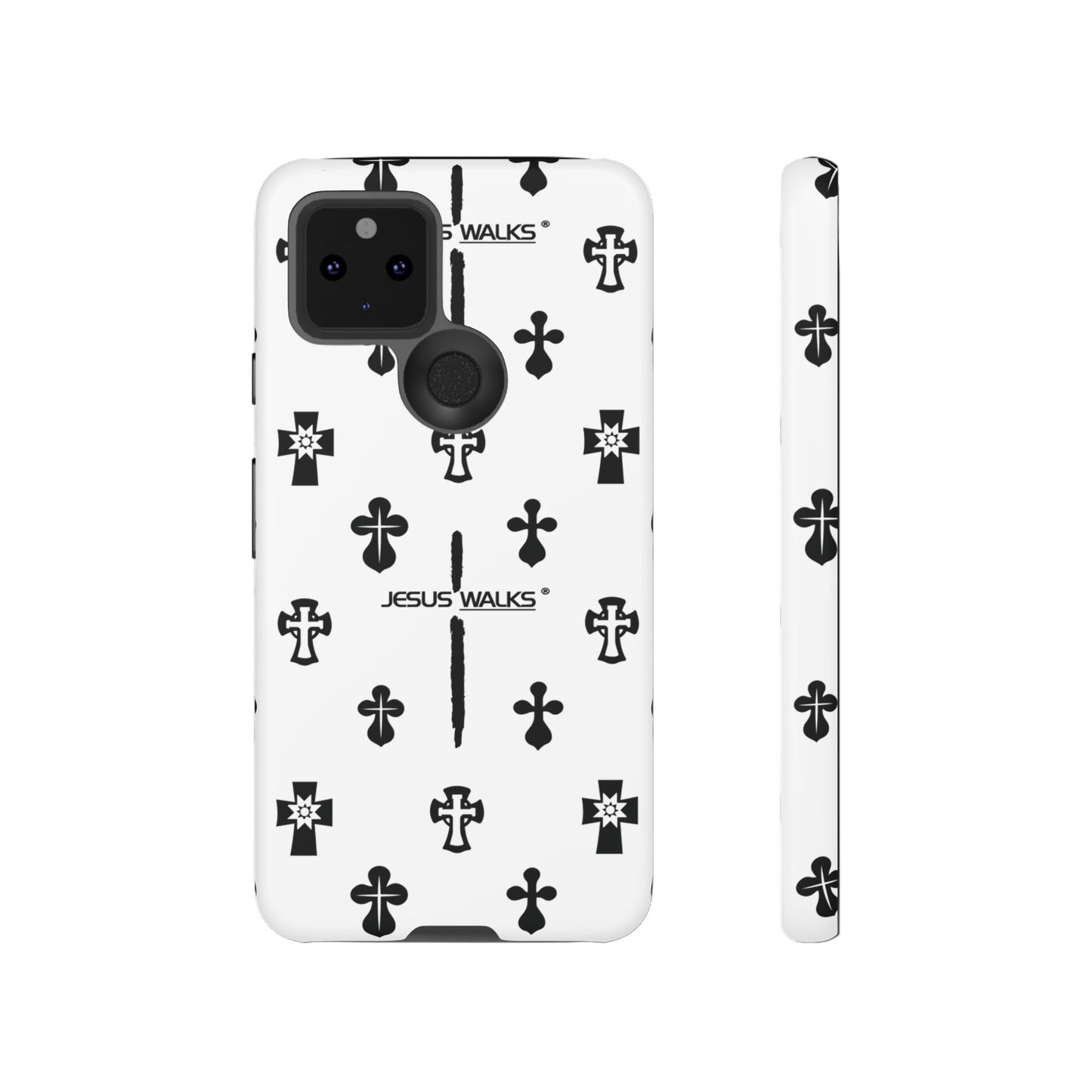 JESUS WALKS | Shockproof Phone Case Monochromatic Logo