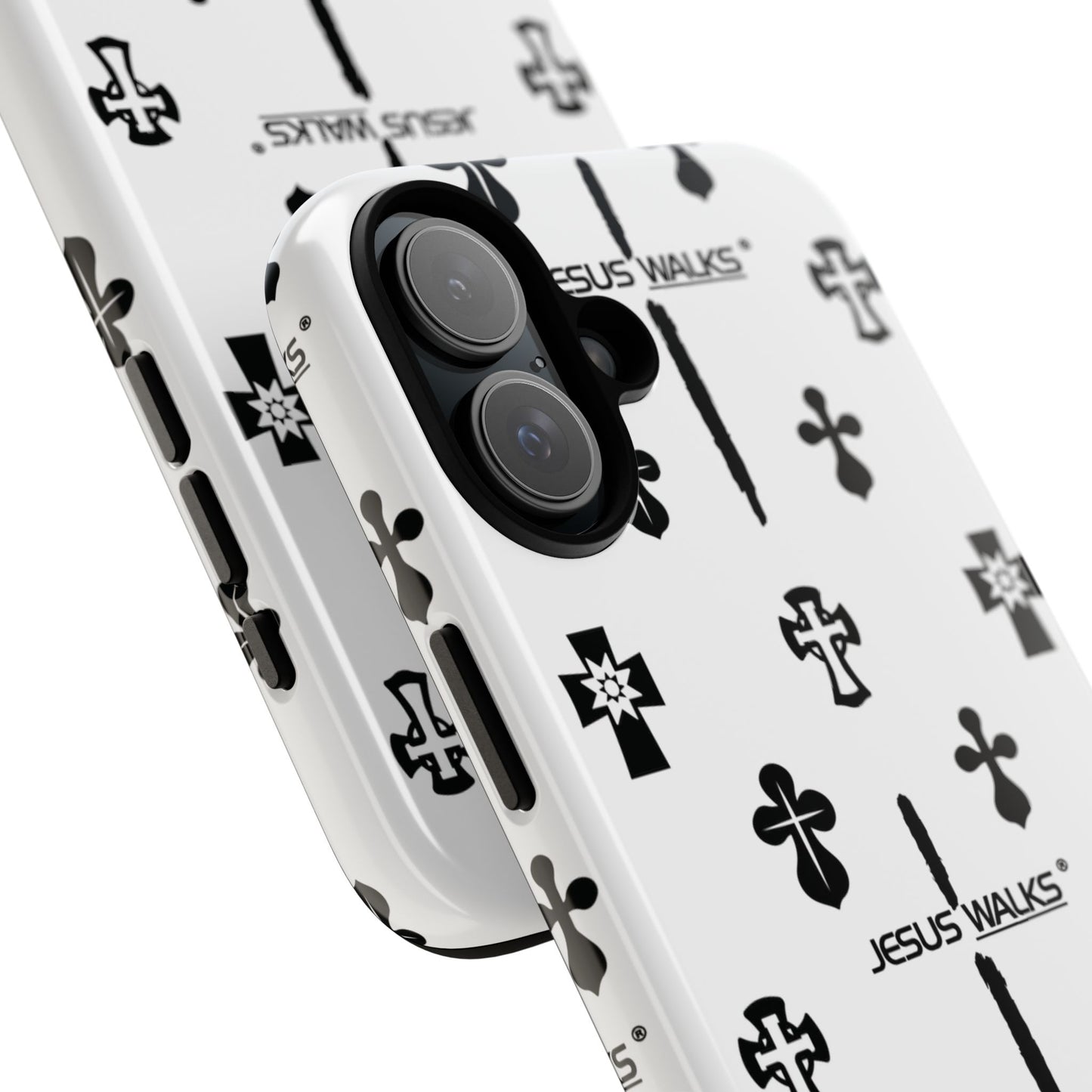 JESUS WALKS | Shockproof Phone Case Monochromatic Logo