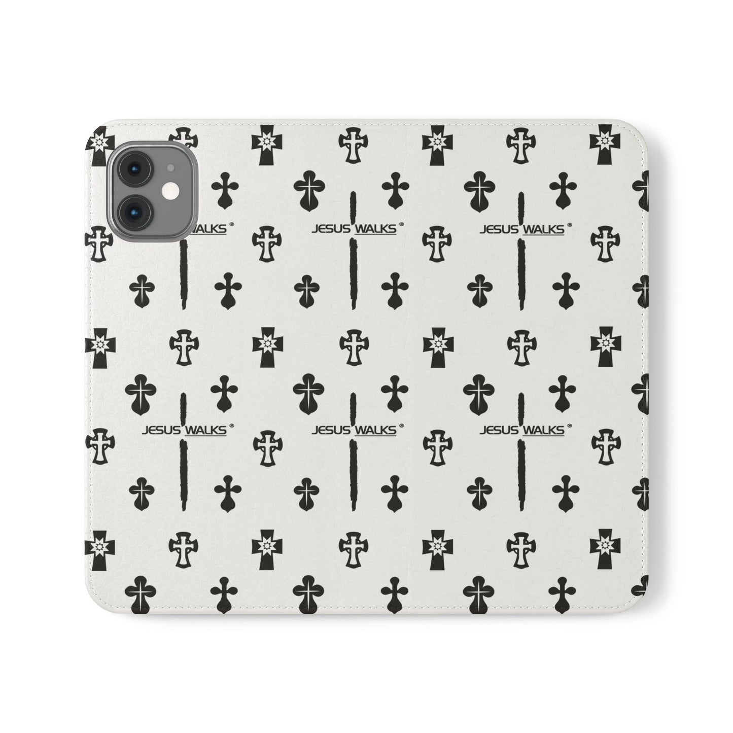 JESUS WALKS | Designer Folio Case for iPhone & Samsung Phones