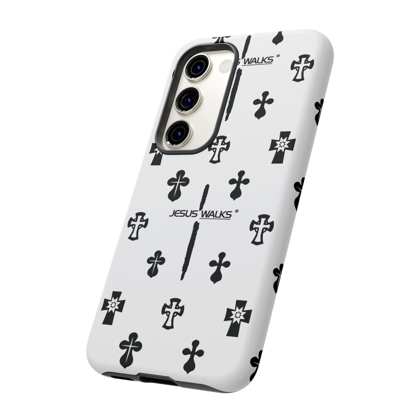 JESUS WALKS | Shockproof Phone Case Monochromatic Logo