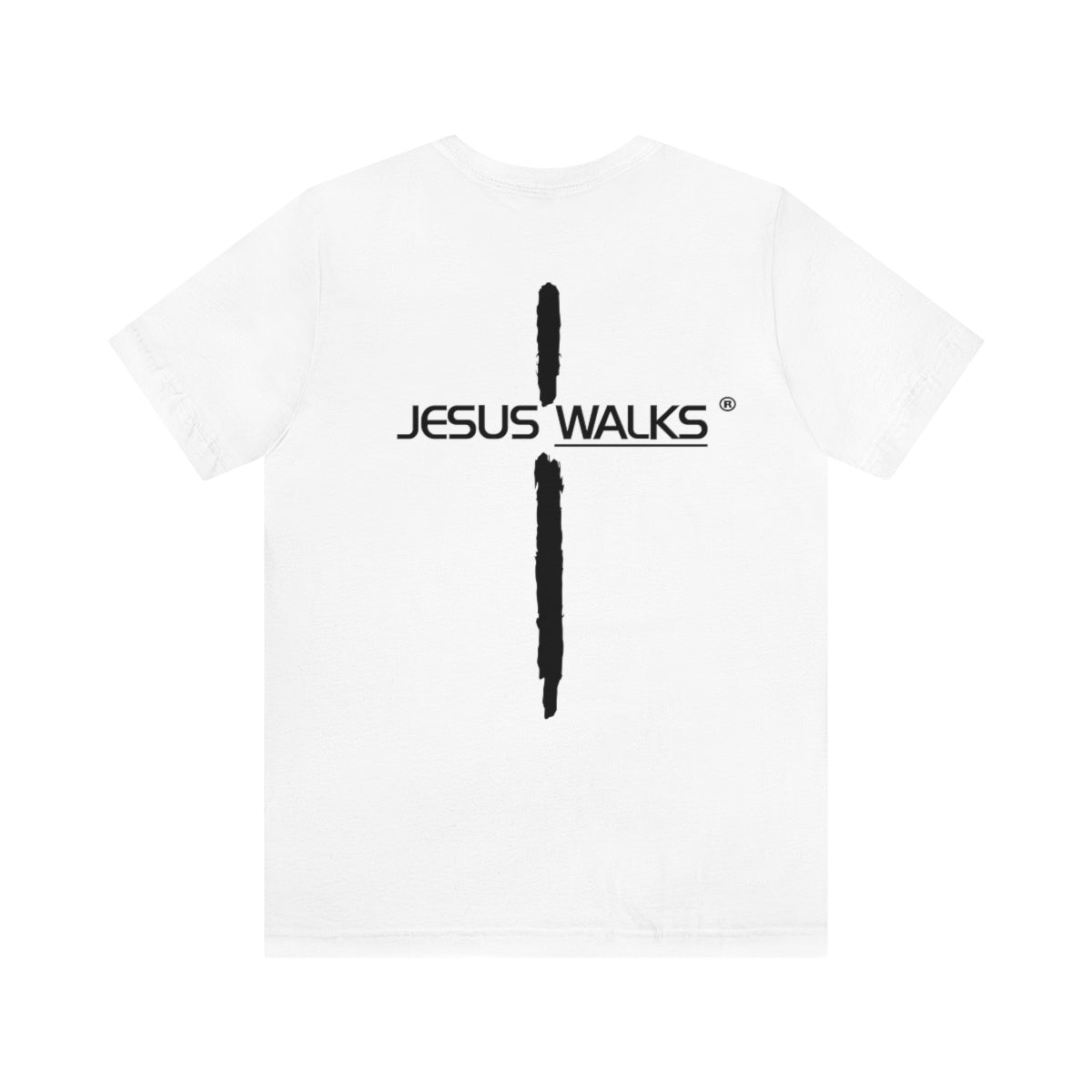 jesus-walks-unisex-short-sleeve-tee. jpg