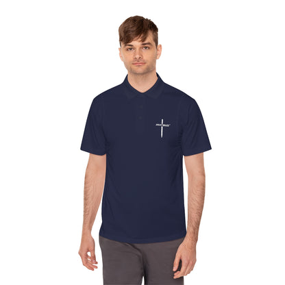 Jesus Walks Unisex Sport Polo Shirt