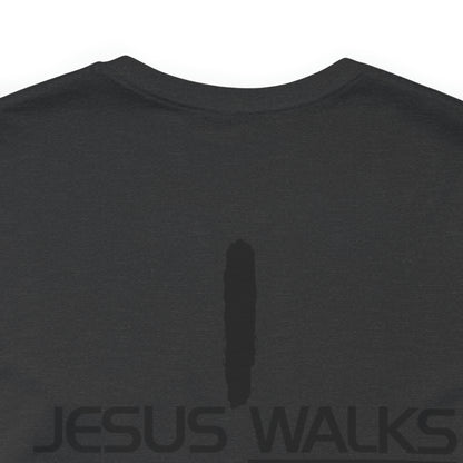 Jesus Walks Unisex Short Sleeve Big Cross Tee