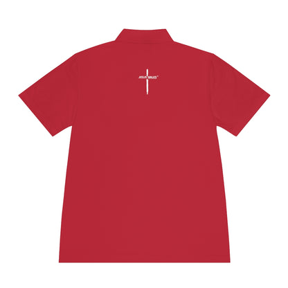 Jesus Walks Unisex Sport Polo Shirt