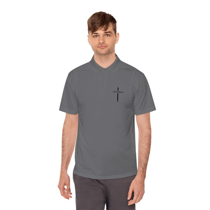 Jesus Walks Unisex Sport Polo Shirt