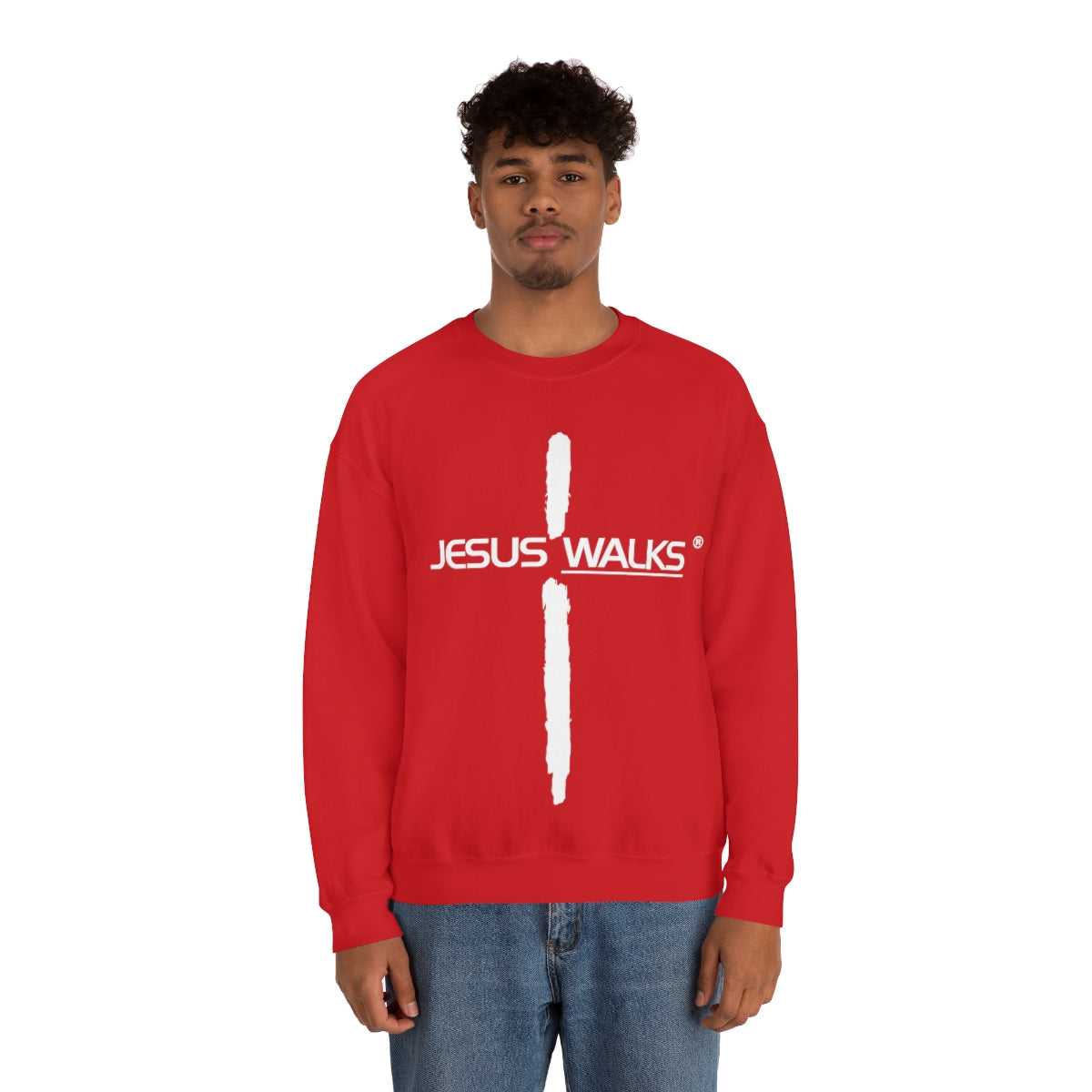 jesus-walks-unisex-heavy-blend-crewneck-sweatshirt. jpg