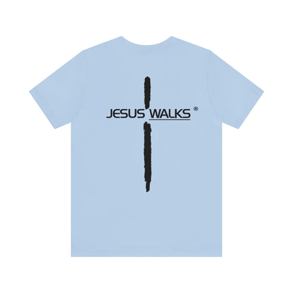 Jesus Walks Unisex Short Sleeve Big Cross Tee