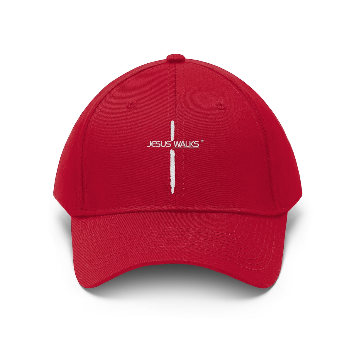 Jesus Walks Unisex Cross Twill Hat